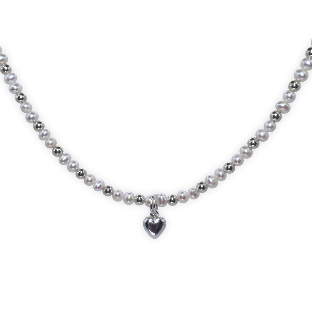 Design Your Pearl Necklace - Sterling Silver