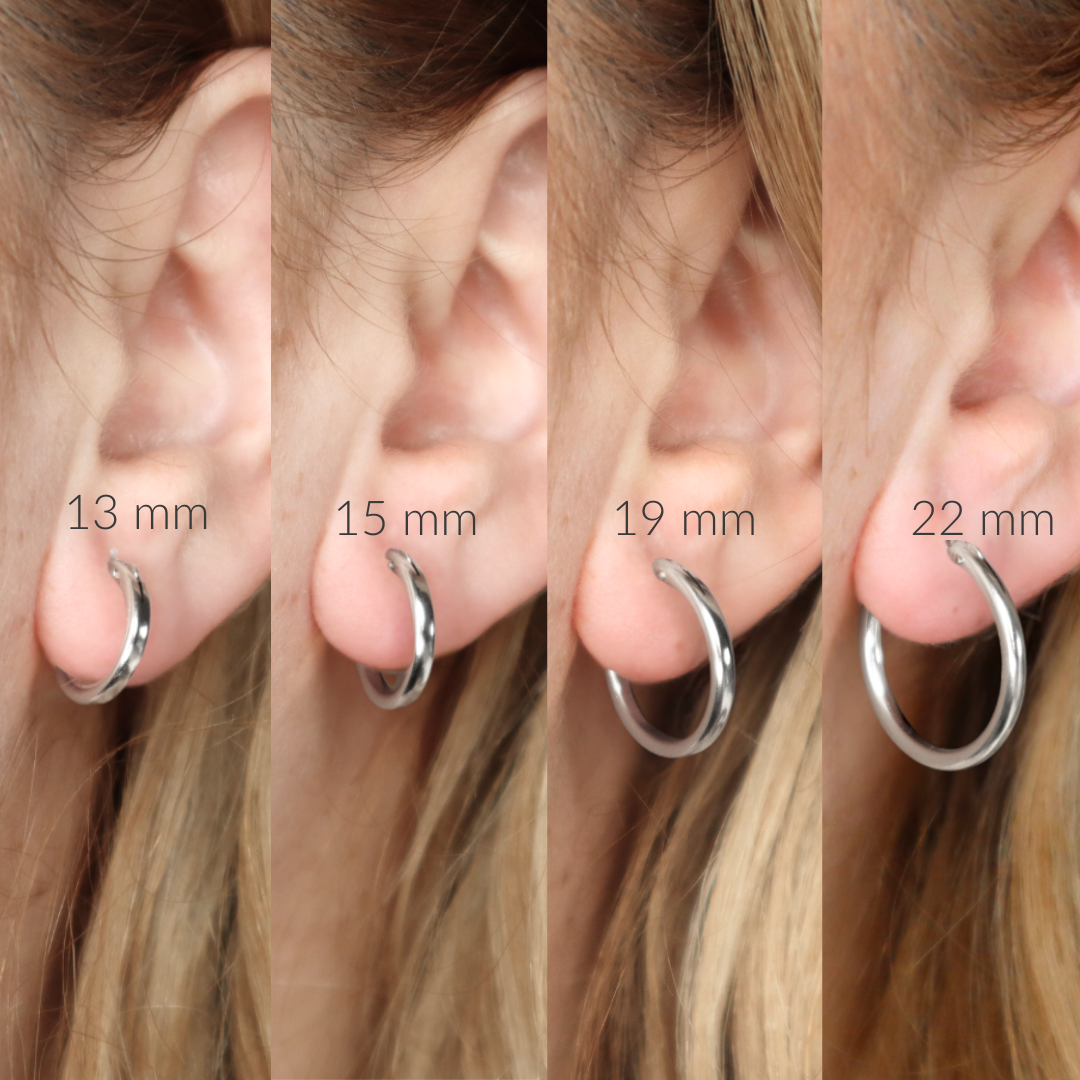 Design Your Hinged Hoop Earrings - Sterling Silver