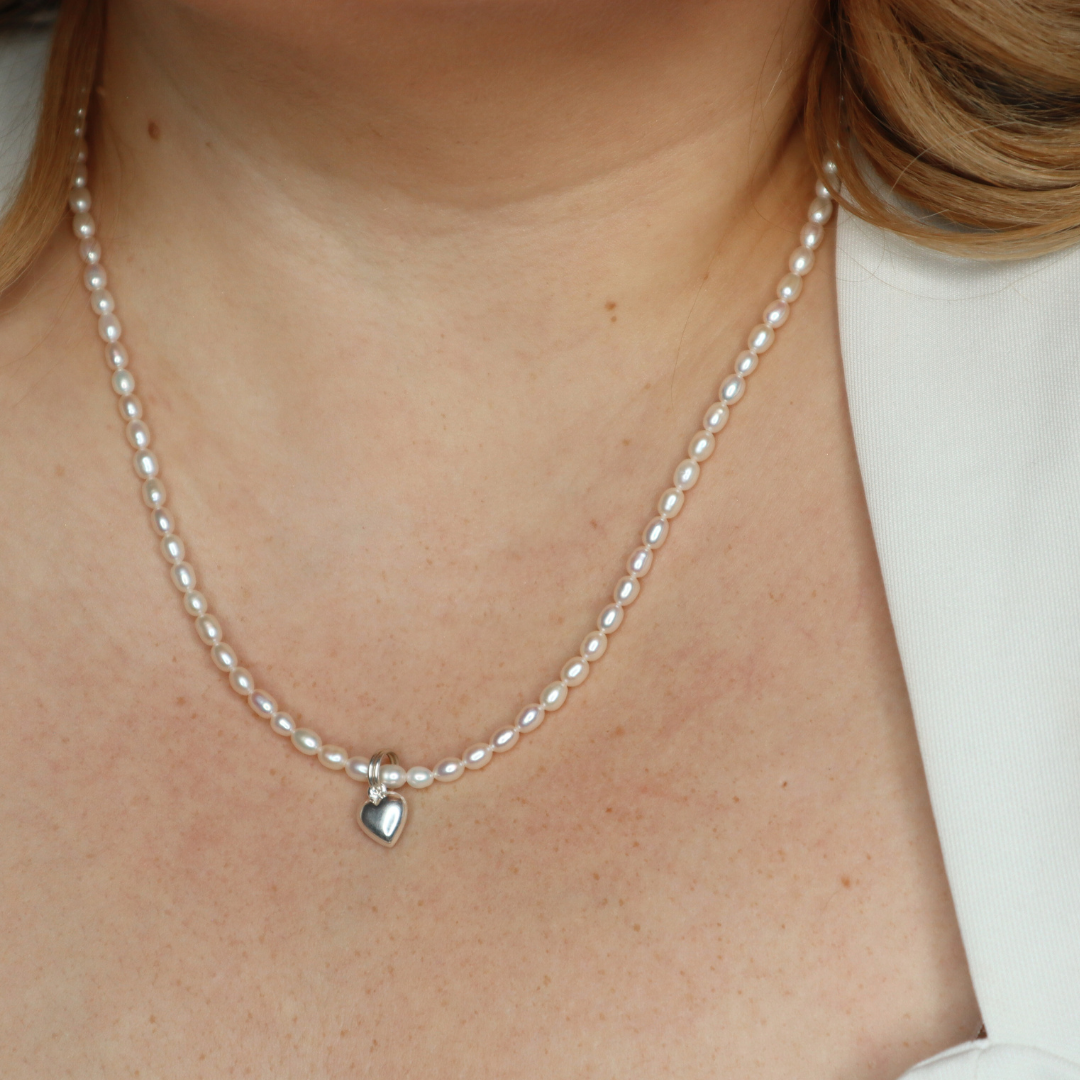 Design Your Pearl Necklace - Sterling Silver