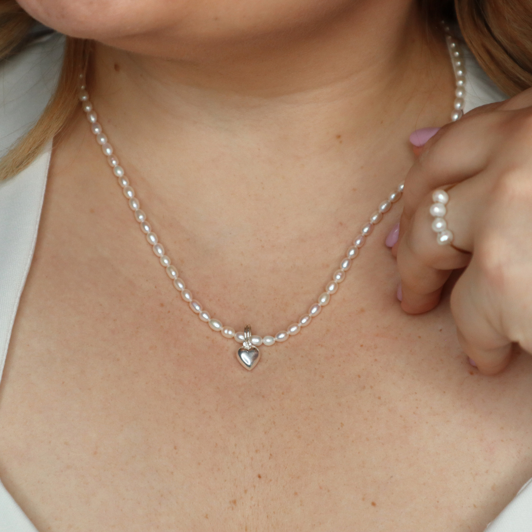 Design Your Pearl Necklace - Sterling Silver