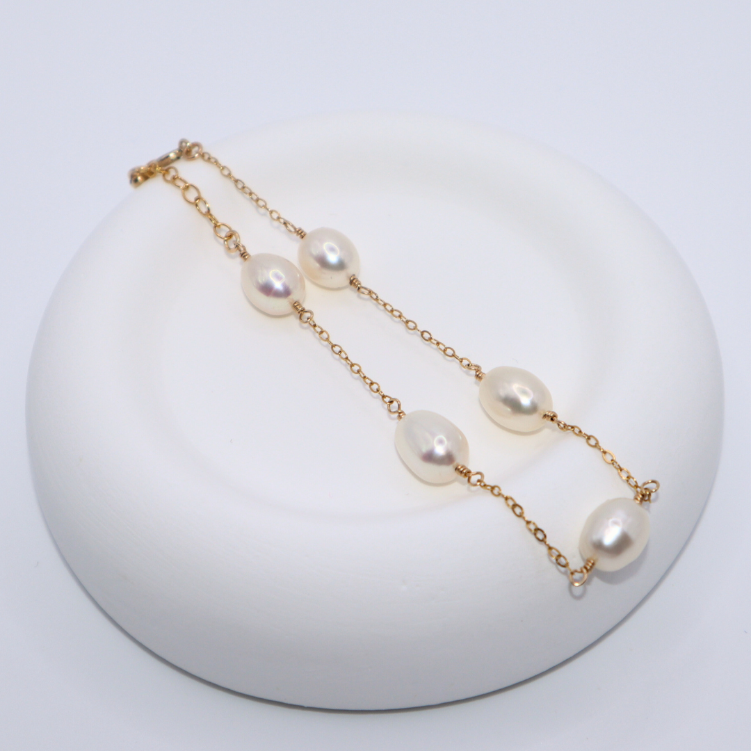 Maria Pearl Chain Bracelet