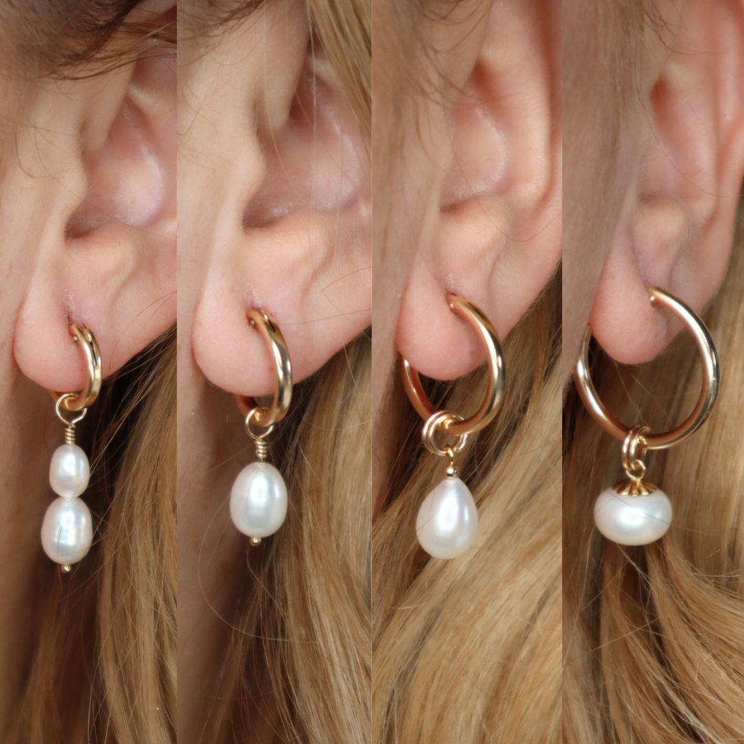 Design Your Hinged Hoop Earrings - 14k Gold filled