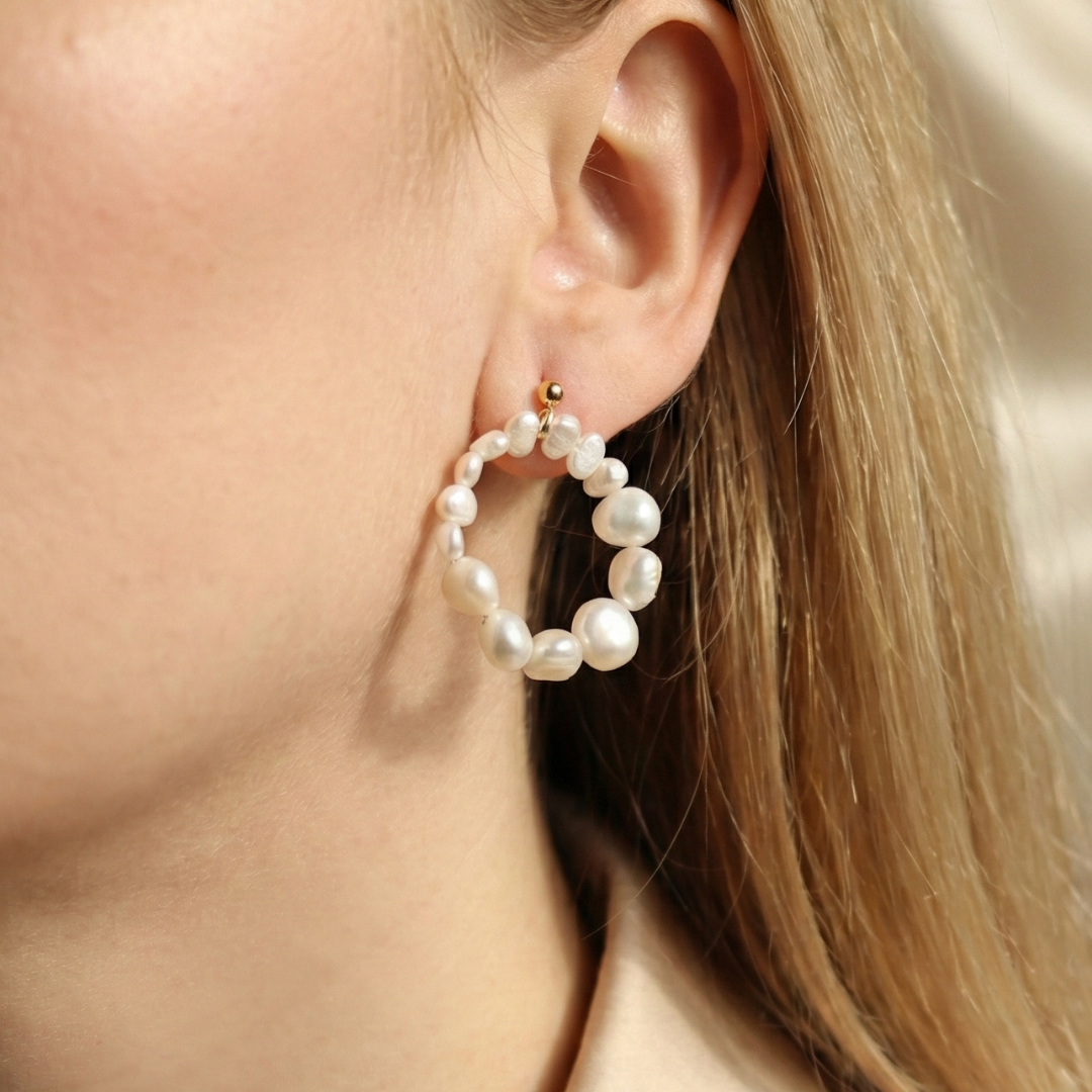 Ava Baroque Pearls Earrings