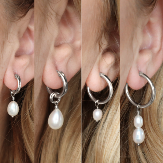 Design Your Hinged Hoop Earrings - Sterling Silver