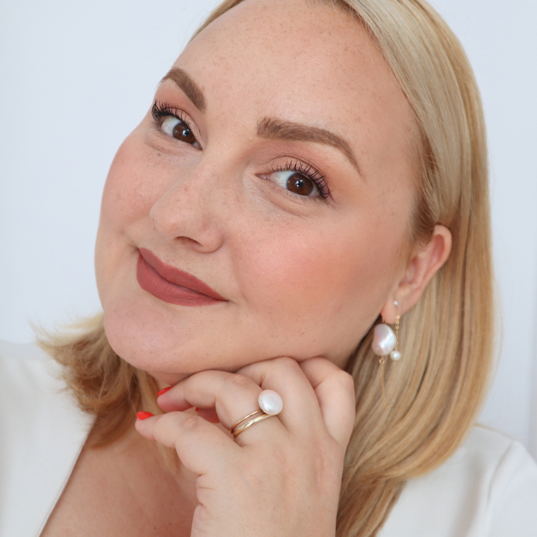 Delphine Backdrop Baroque Pearl Statement Earrings