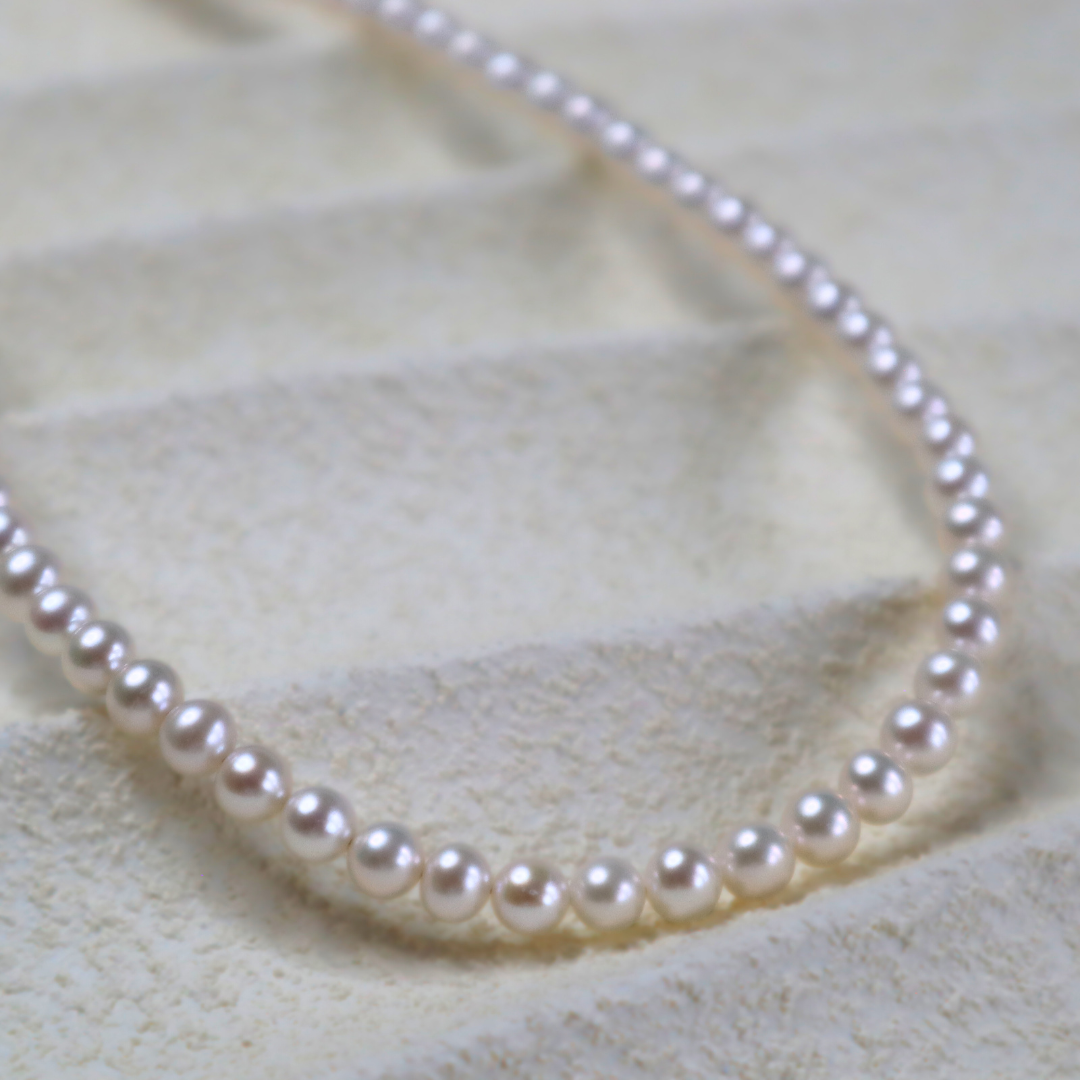 Catherine Classic Round Pearl Necklace