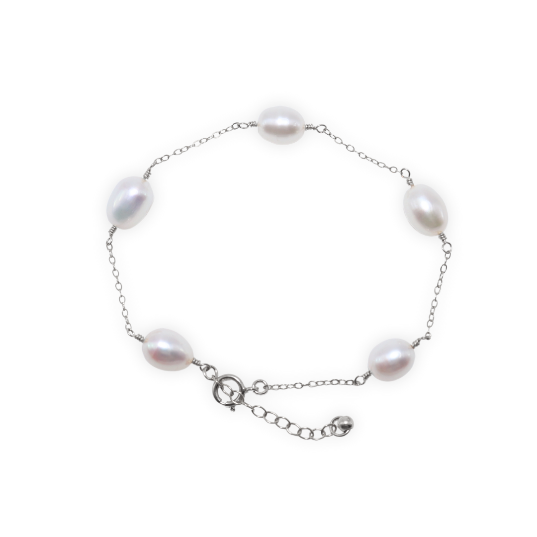 Maria Pearl Chain Bracelet