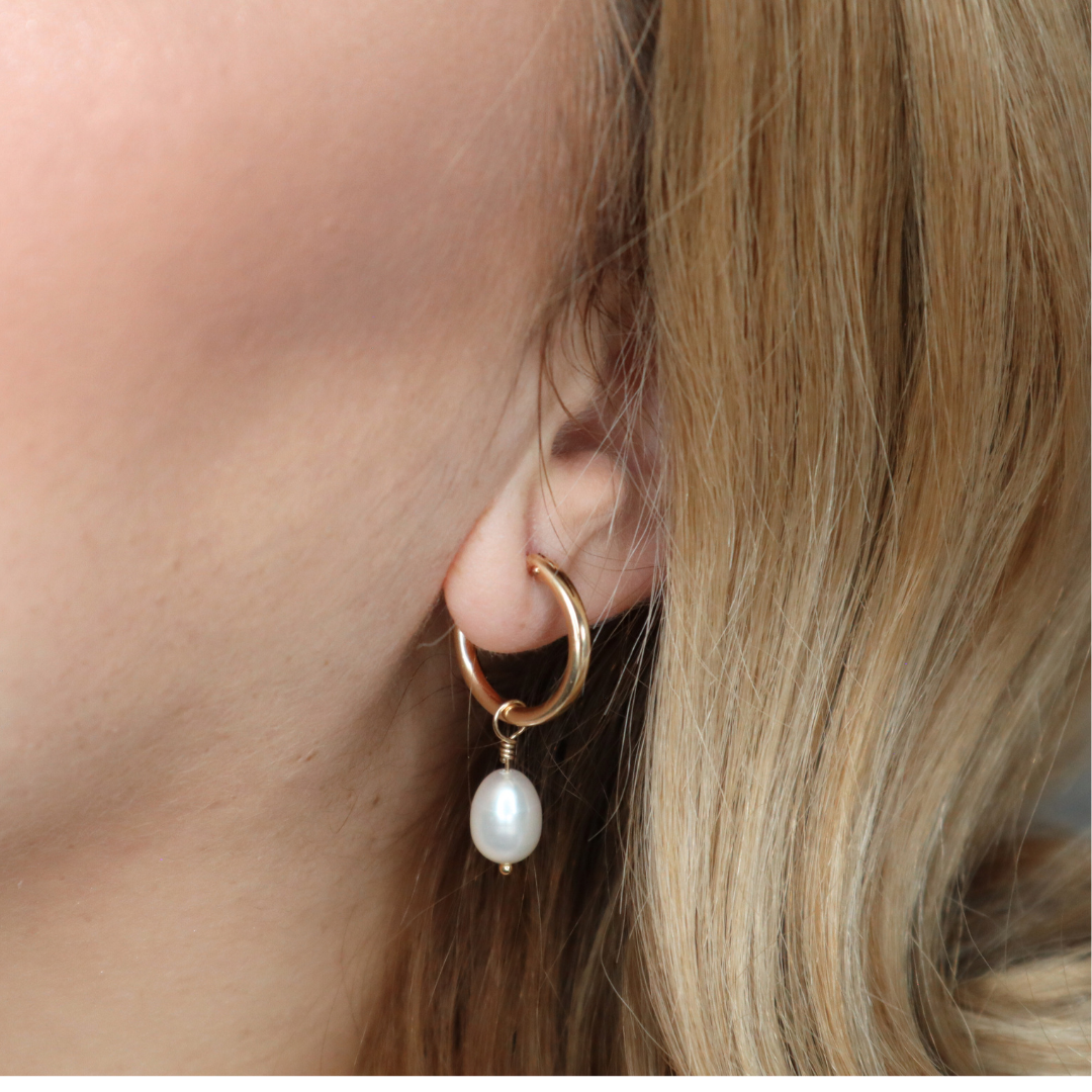 Design Your Hinged Hoop Earrings - 14k Gold filled
