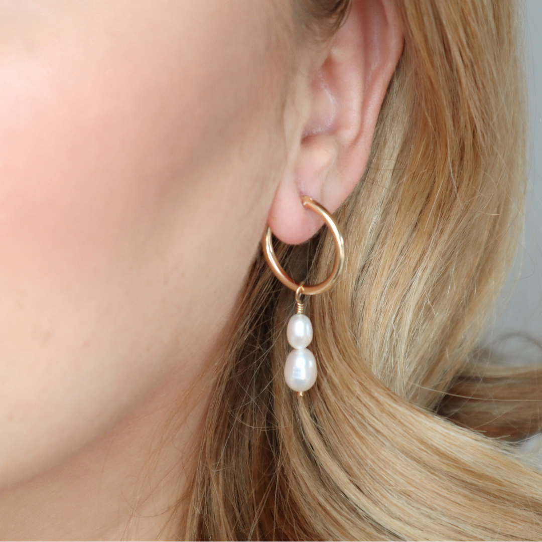 Design Your Hinged Hoop Earrings - 14k Gold filled