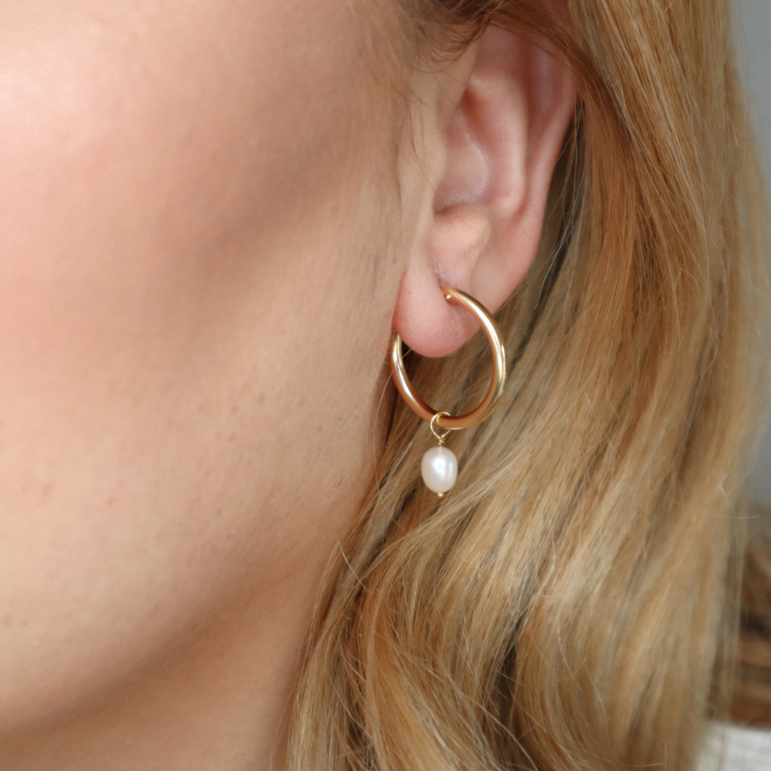 Design Your Hinged Hoop Earrings - 14k Gold filled