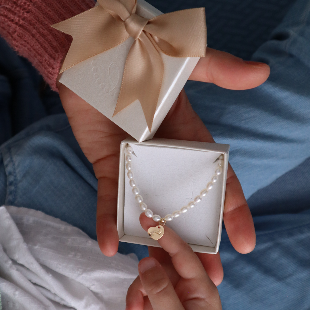 Mother & Daughter Matching Pearl Bracelet Set – Personalised, 3 Styles to Choose From
