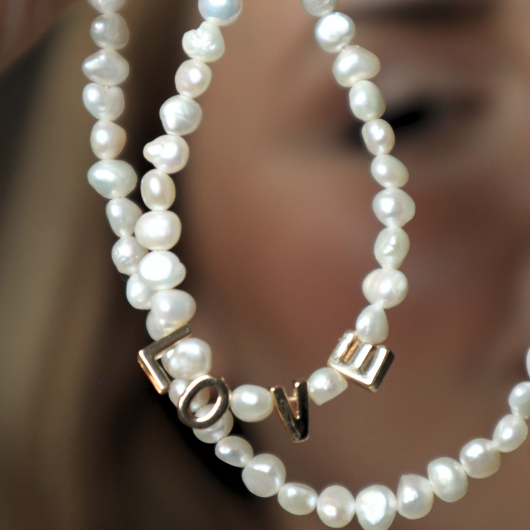 Sylvie LOVE Pearl Necklace