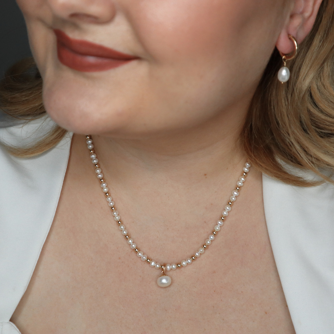 Design Your Pearl Necklace - 14k Gold Filled