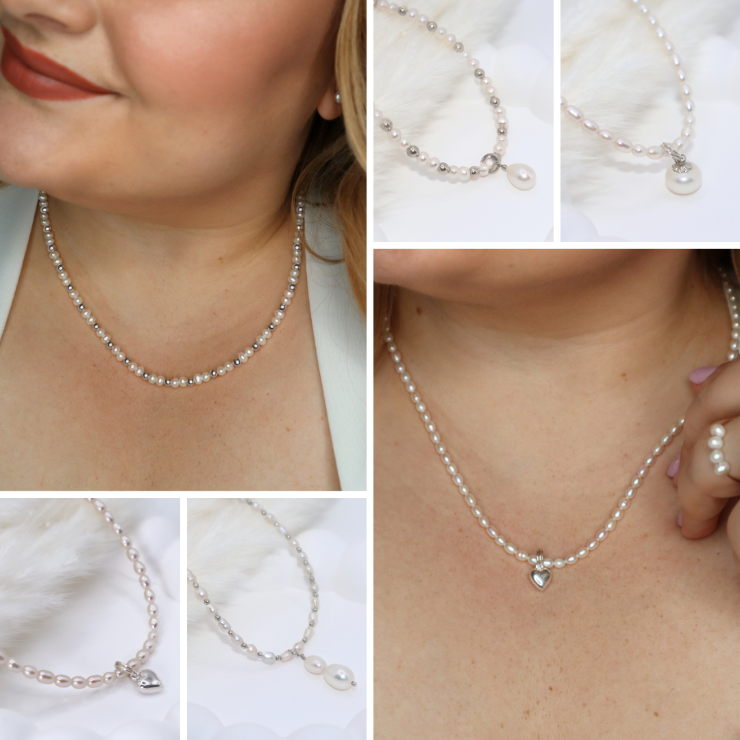 Design Your Pearl Necklace - Sterling Silver