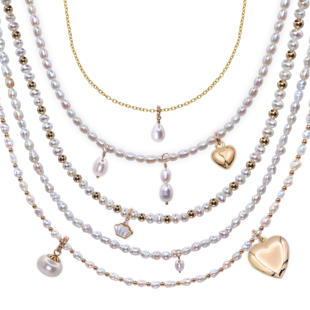 Design Your Pearl Necklace - 14k Gold Filled