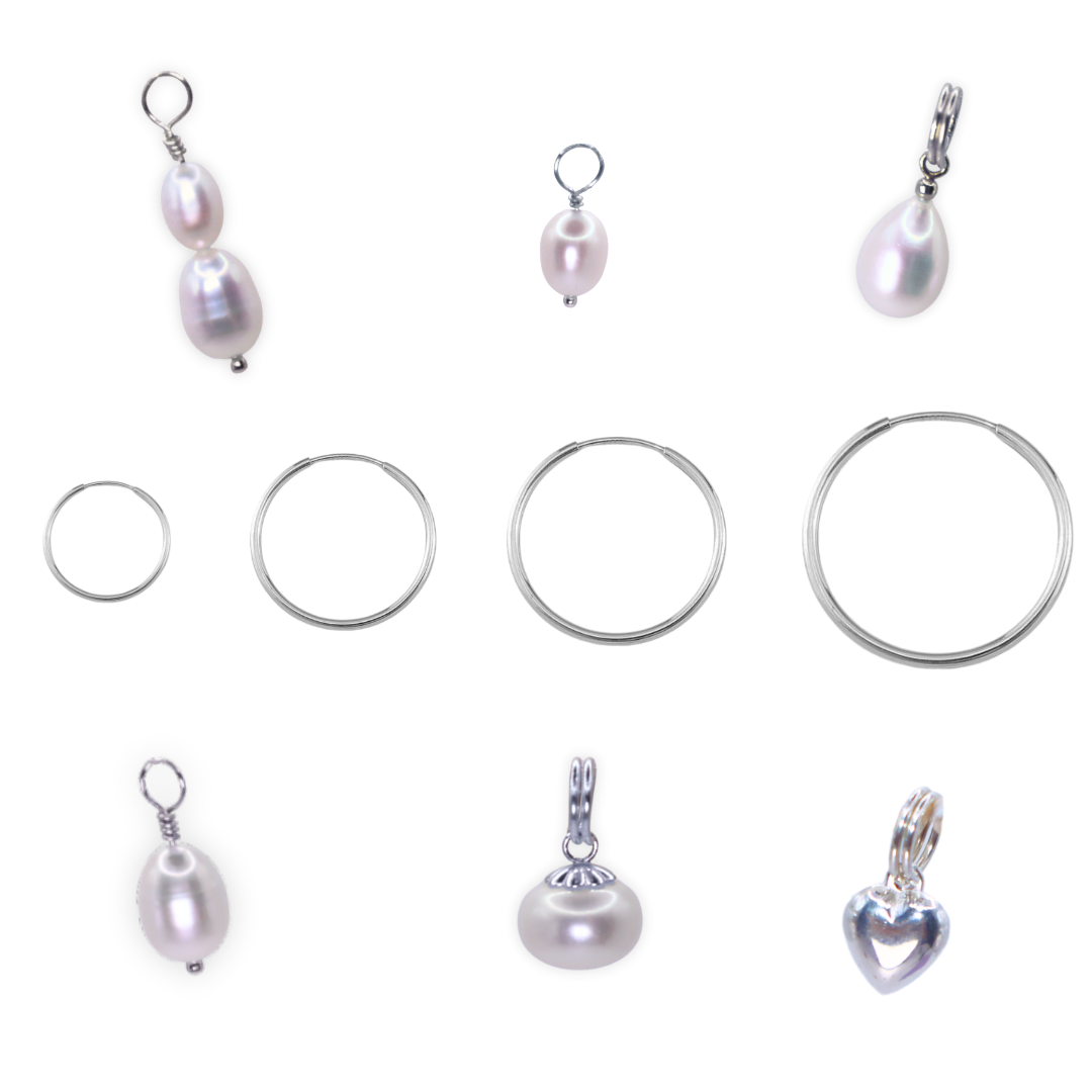Design Your Endless Hoop Earrings - Sterling Silver