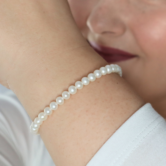 Catherine Classic Round Pearl Bracelet
