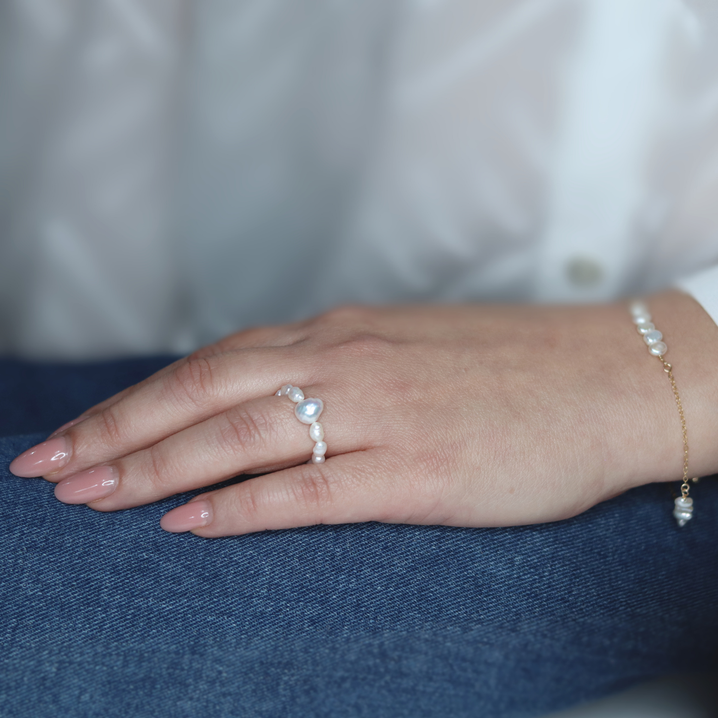 Luna Seed Pearl Ring