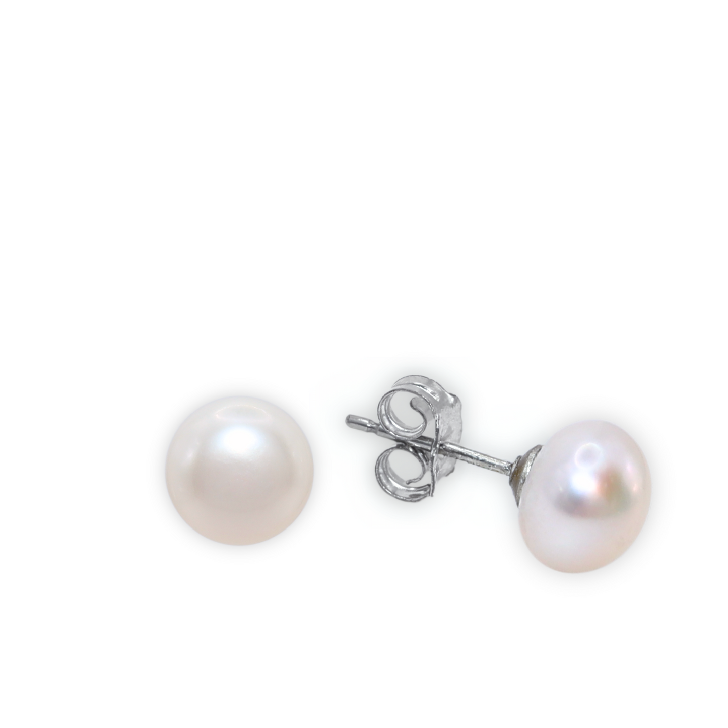 7mm pearl studs that add a touch of sophistication to any outfit