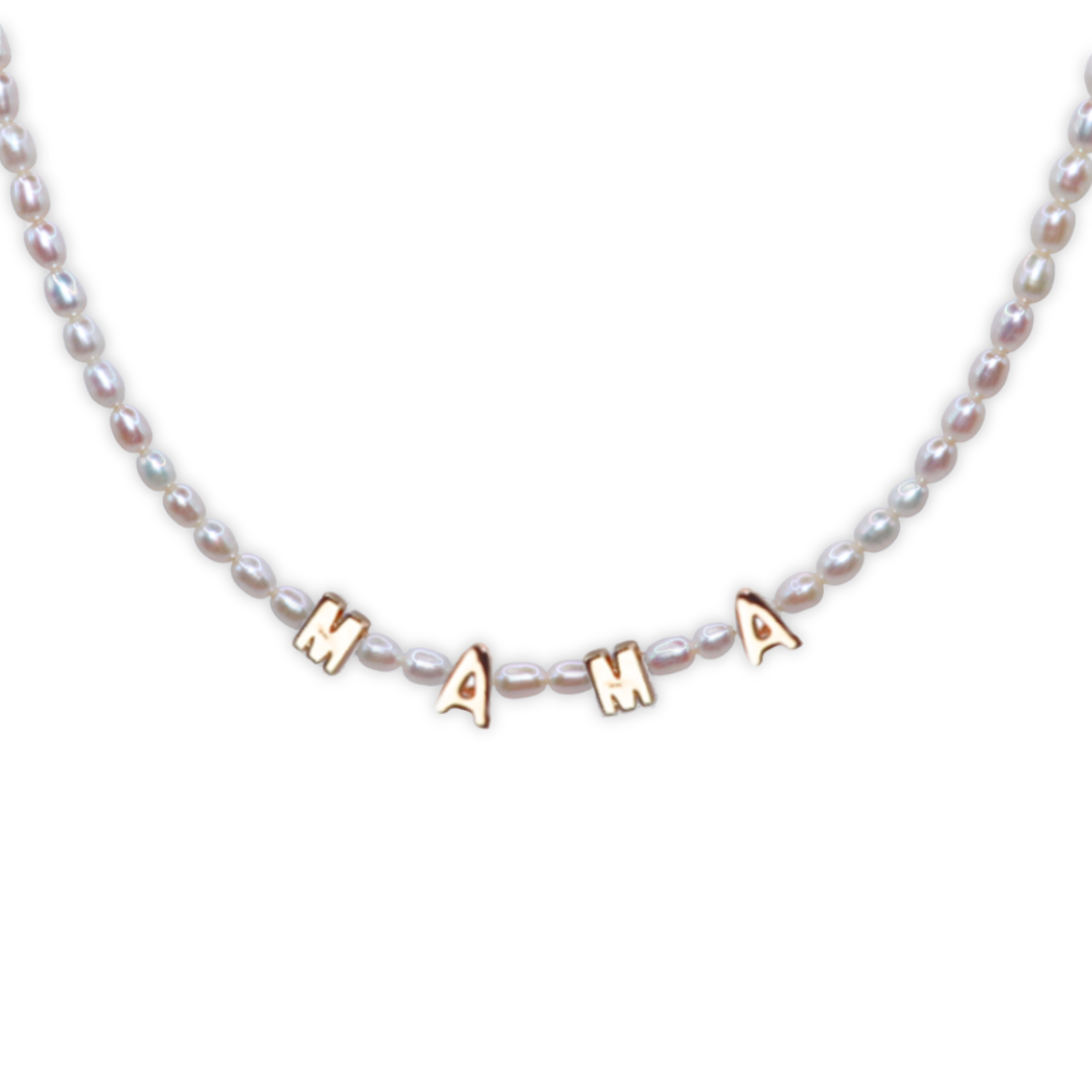 M-A-M-A Classic Pearl Necklace