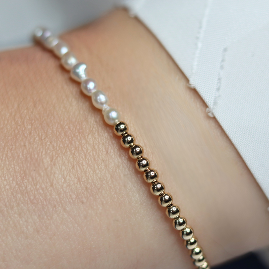 Freya Pearls and Beads Bracelet