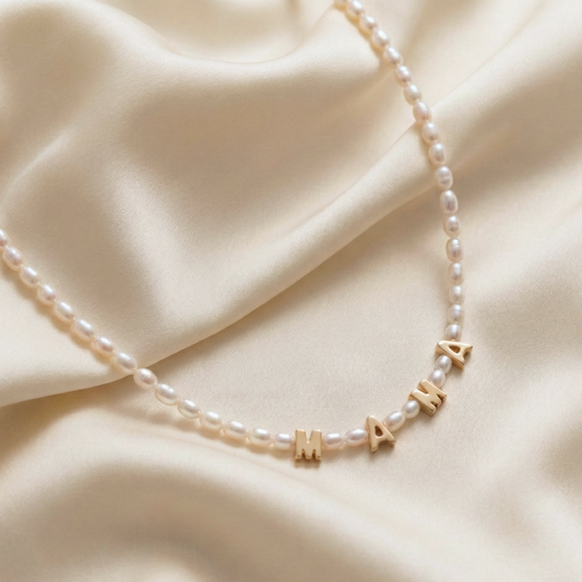 M-A-M-A Classic Pearl Necklace
