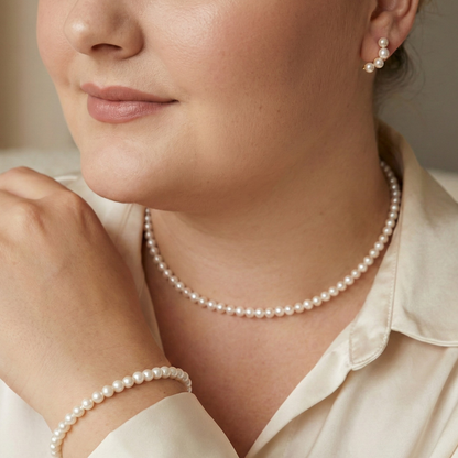 Catherine Classic Round Pearl Bracelet