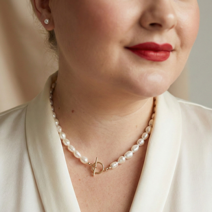 Myra Convertible Baroque Pearl Necklace