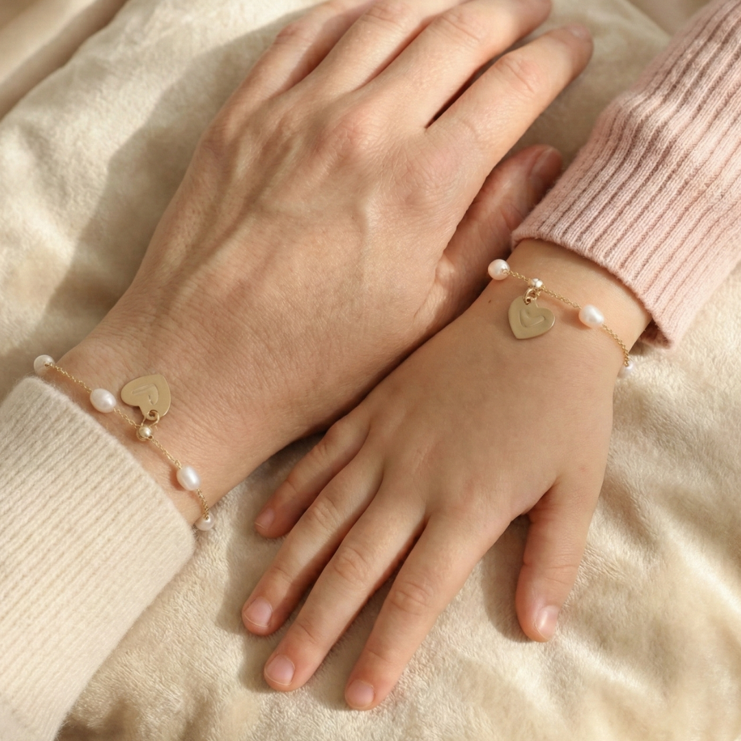 Matching Pearl Bracelet Set – 3 Available Styles