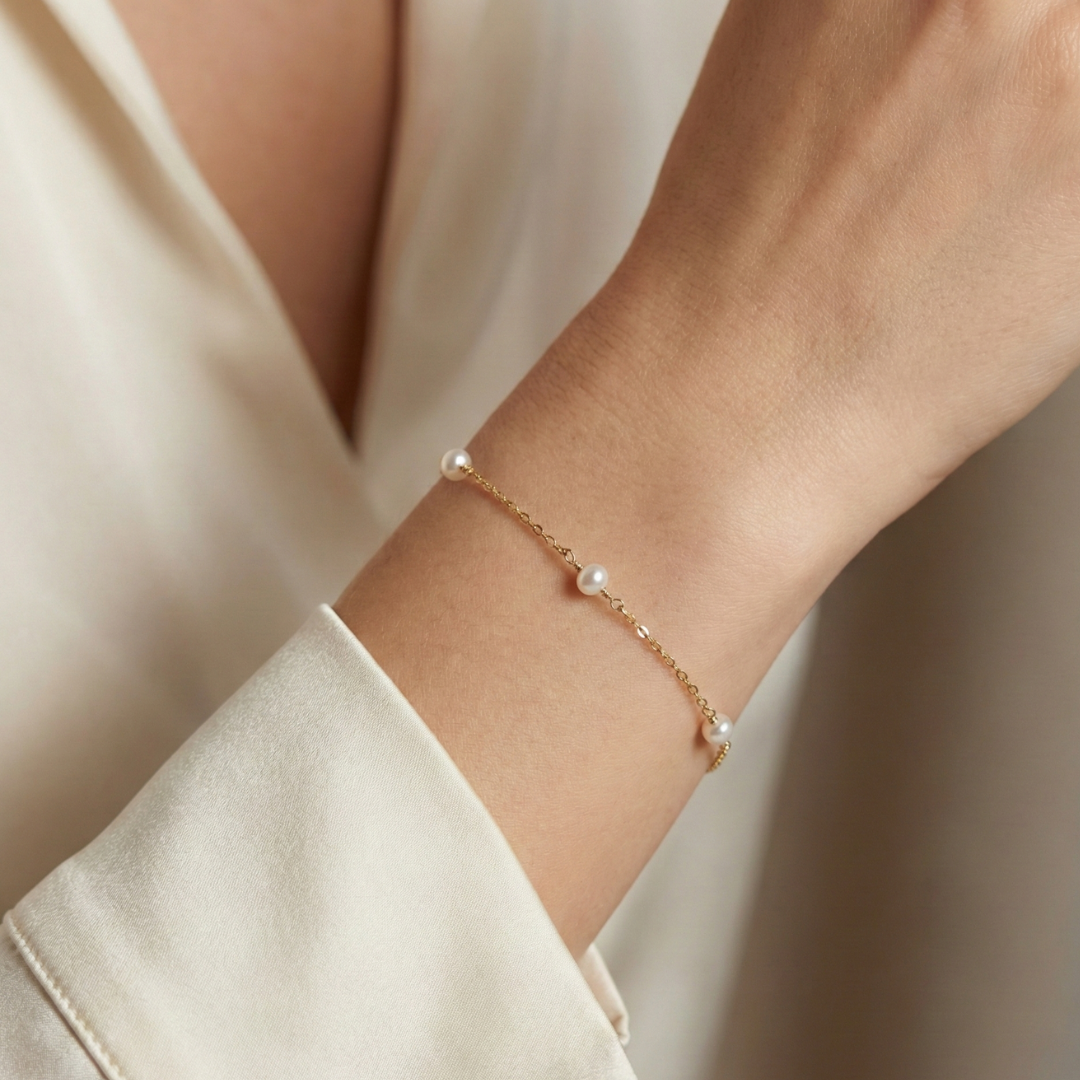 Cora Four Pearl Bracelet