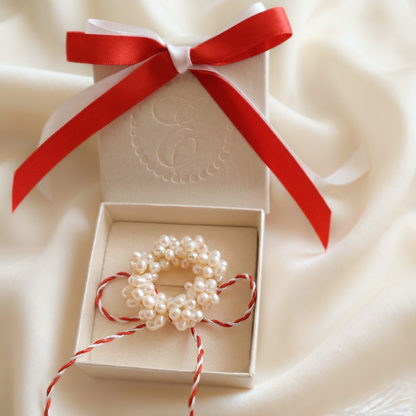 Blossom Wreath Pearl Brooch