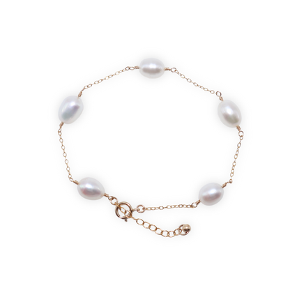 Maria Pearl Chain Bracelet