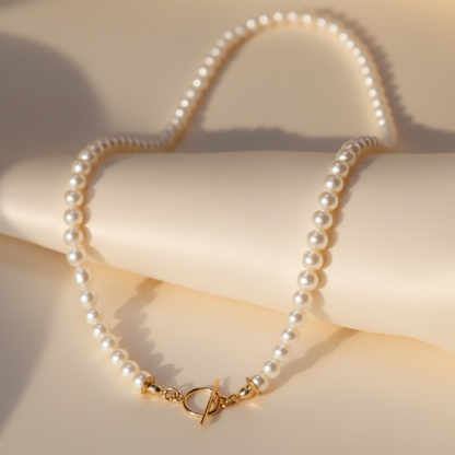 Catherine Classic Round Pearl Necklace
