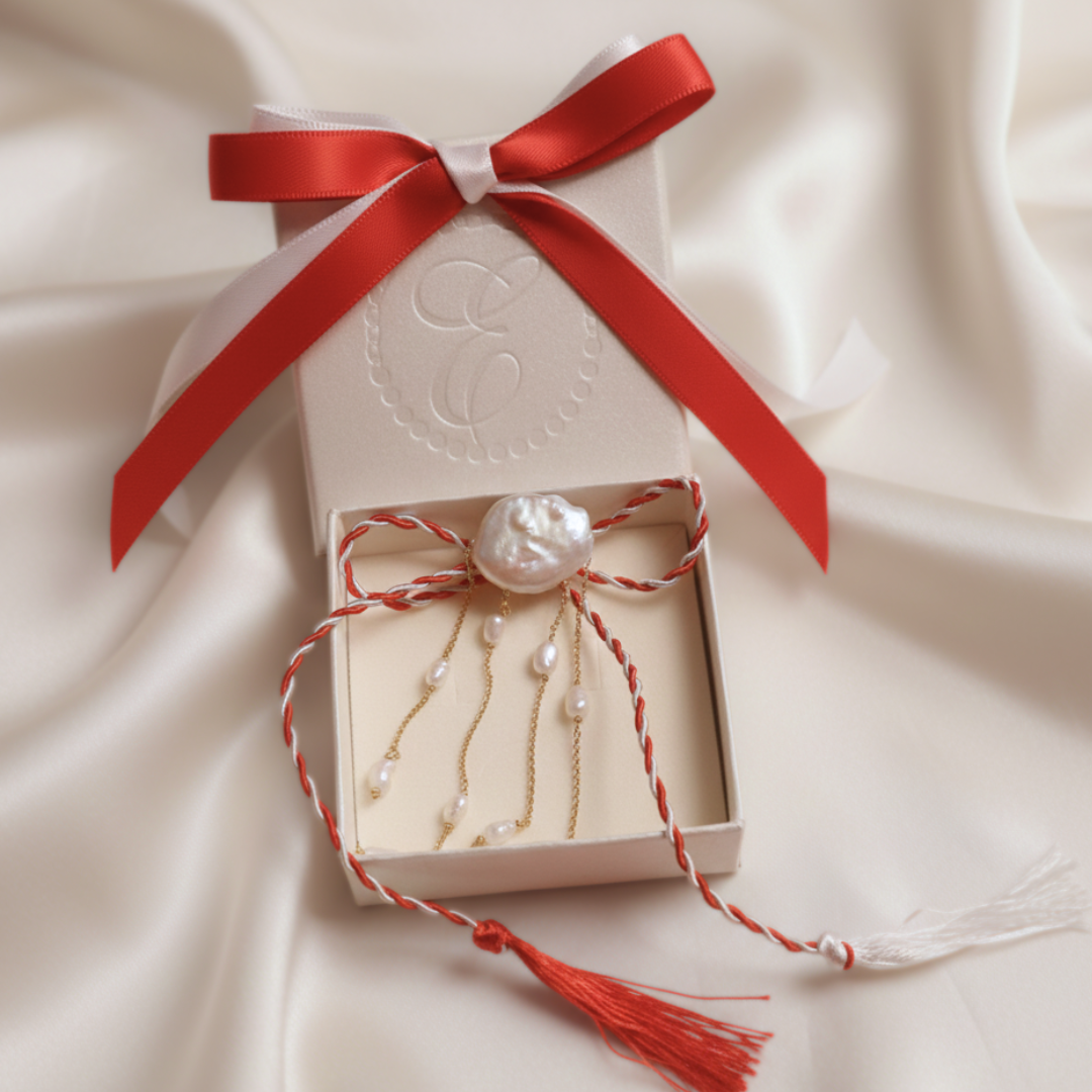 Charlotte Cloud Pearl Brooch