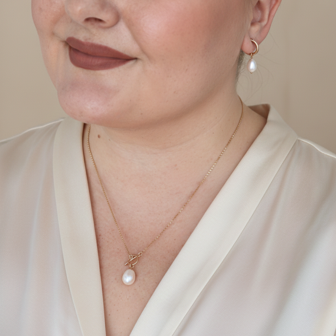 Julia 3 in 1 Convertible Large Pearl Necklace
