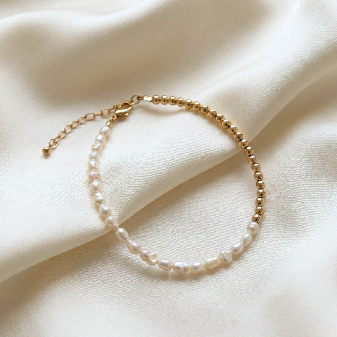 Freya Pearls and Beads Bracelet