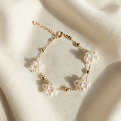 Rosalie Pearl Blossom Bracelet