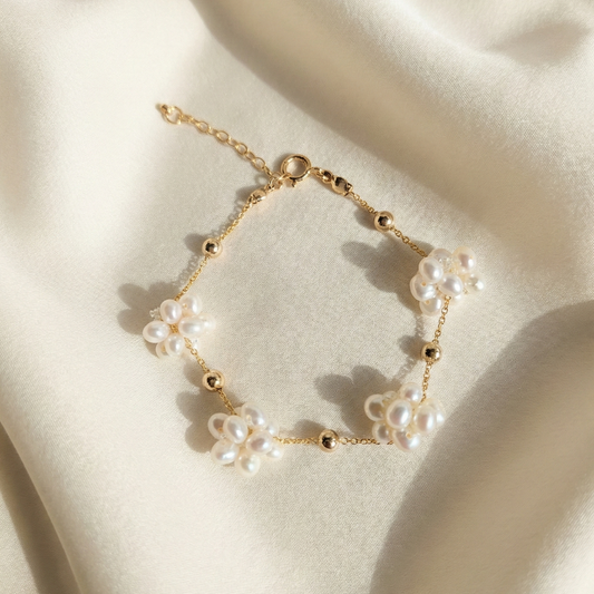 Rosalie Pearl Blossom Bracelet