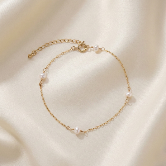 Cora Four Pearl Bracelet