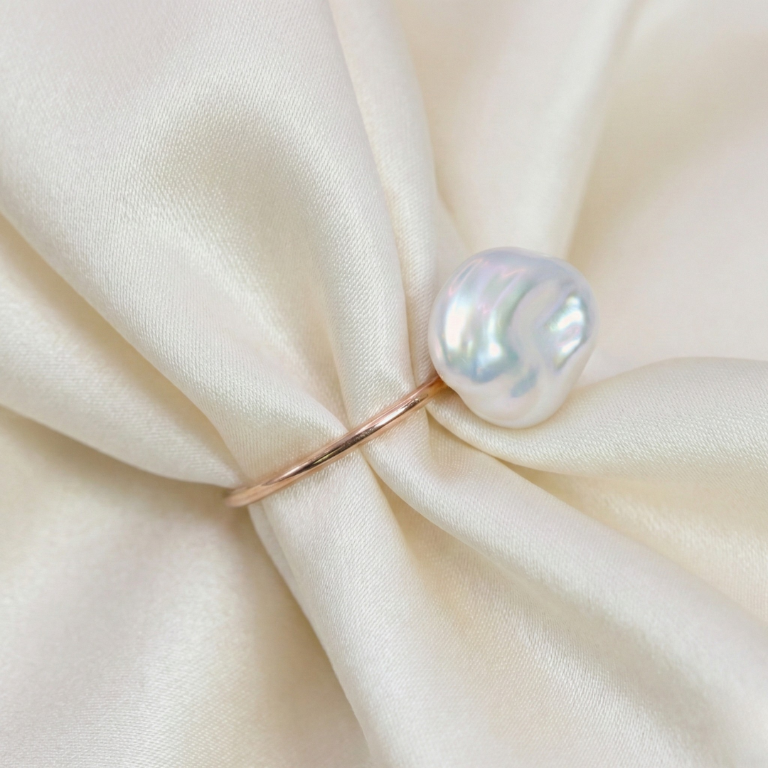 Alexa Baroque Pearl Ring