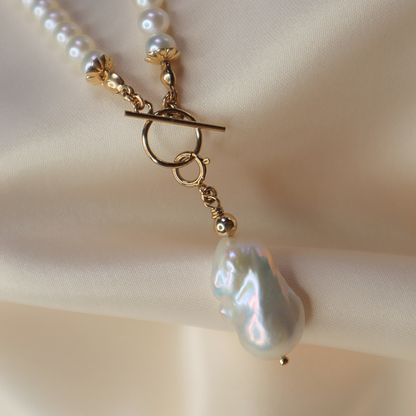 Seraphine Baroque Pearl Charm with Clasp
