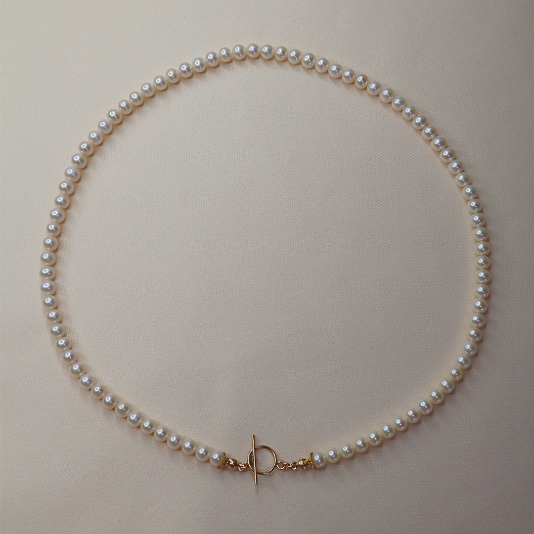 Catherine Classic Round Pearl Necklace