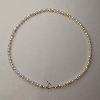 Catherine Classic Round Pearl Necklace