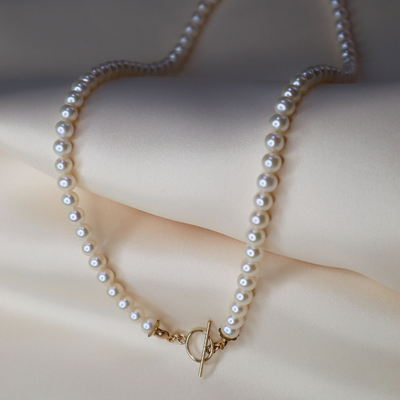 Catherine Classic Round Pearl Necklace