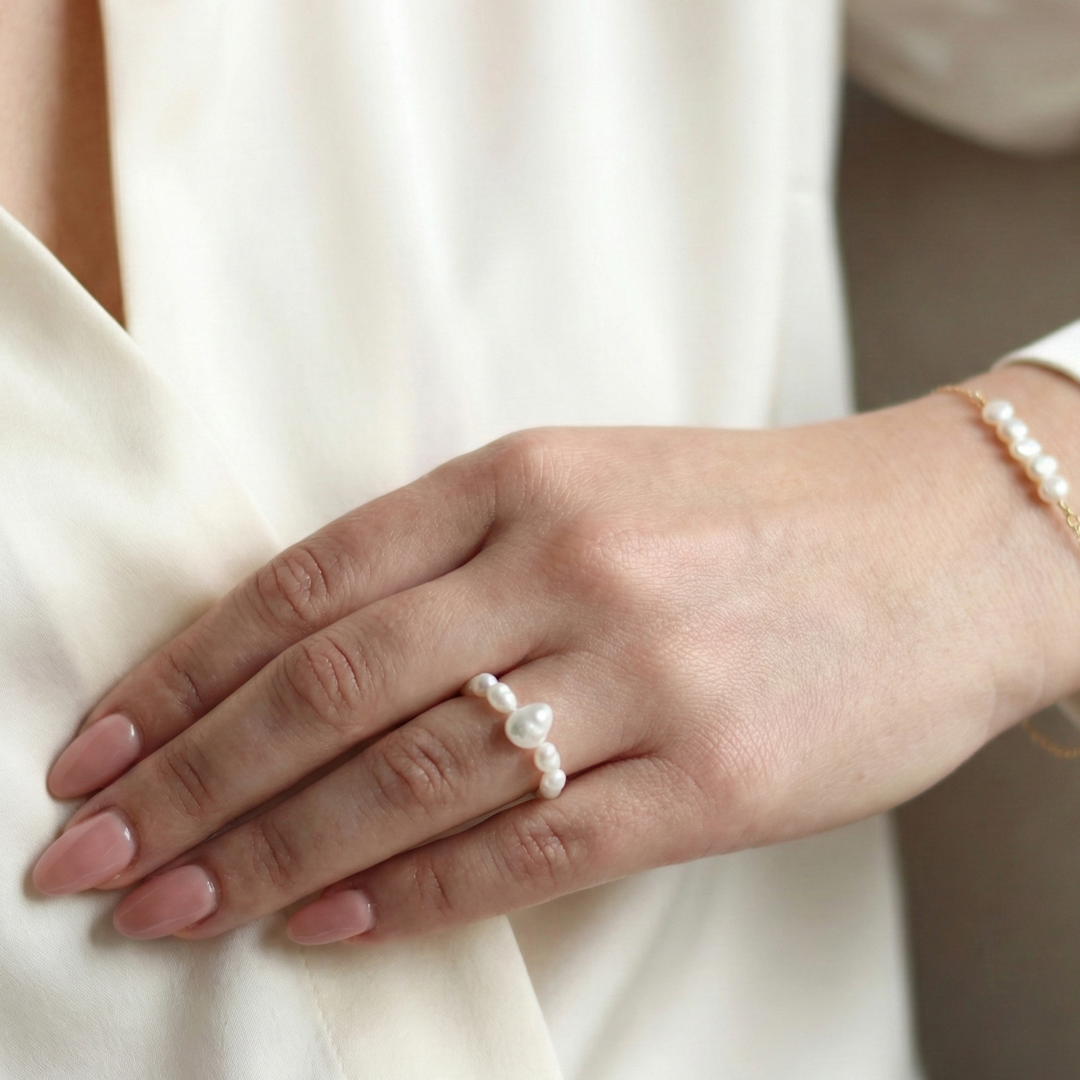 Luna Seed Pearl Ring