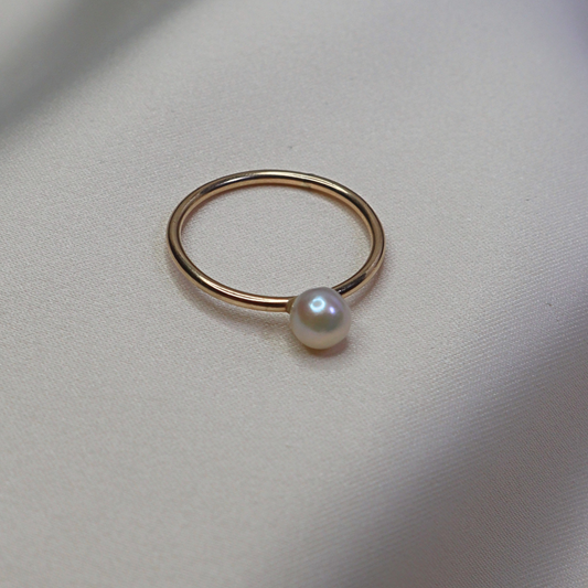Catherine Dainty Pearl Ring
