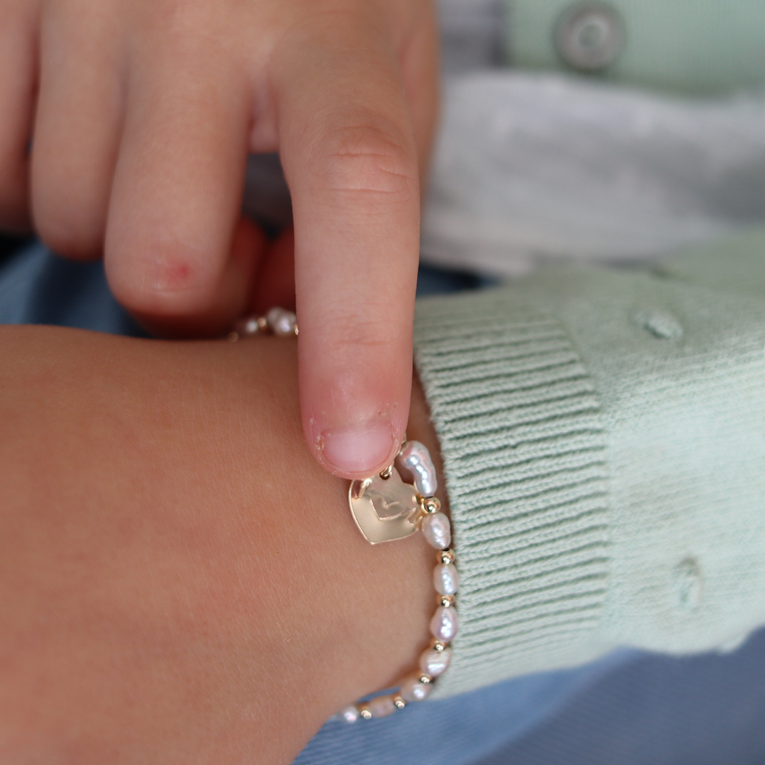 Mother & Daughter Matching Pearl Bracelet Set – Personalised, 3 Styles to Choose From
