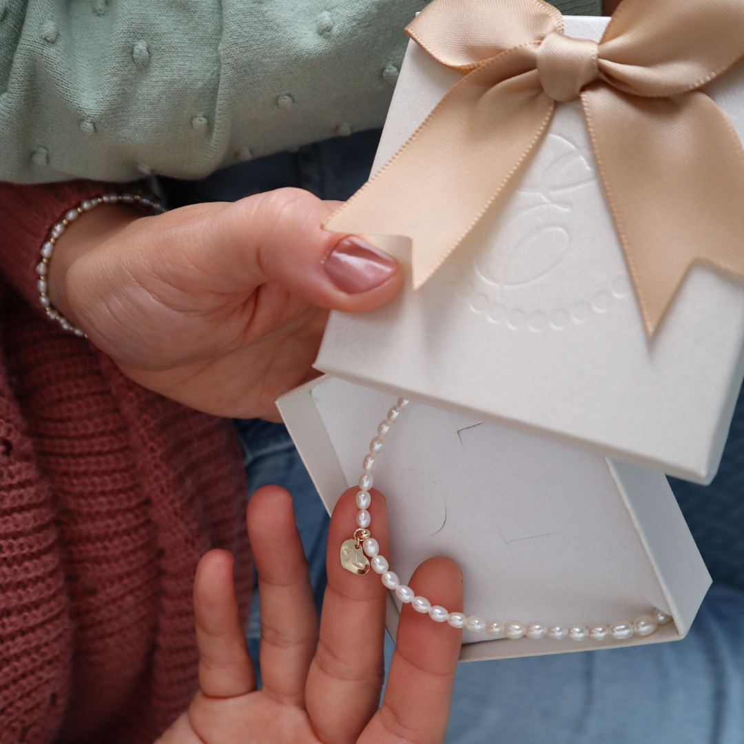Mother & Daughter Matching Pearl Necklace Set – Personalised, 3 Styles to Choose From