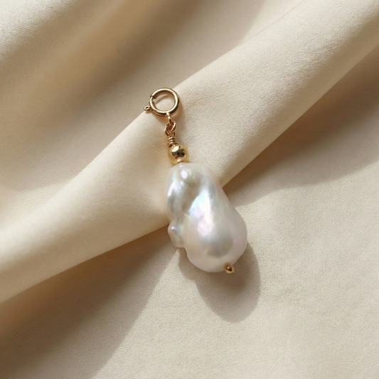 Seraphine Baroque Pearl Charm with Clasp