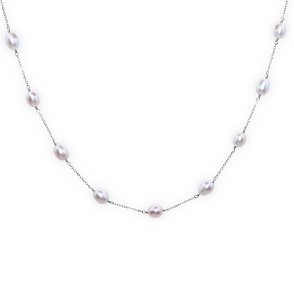 Maria Pearl Chain Necklace